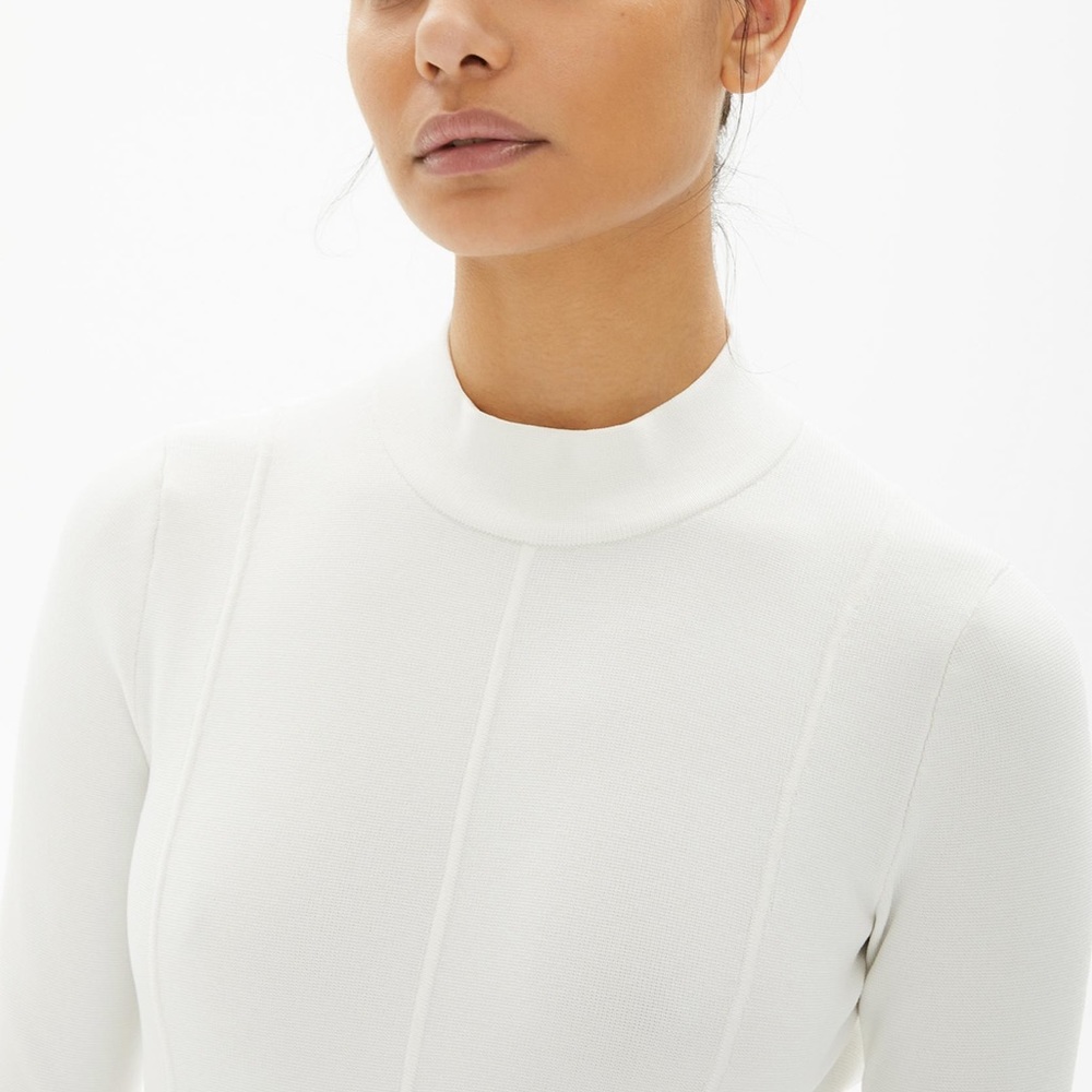 Helmut Lang VISCOSE STRETCH BODYSUIT - ecru - Picture 4 of 13